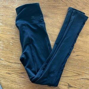 Jo and Jax black leggings with mesh design